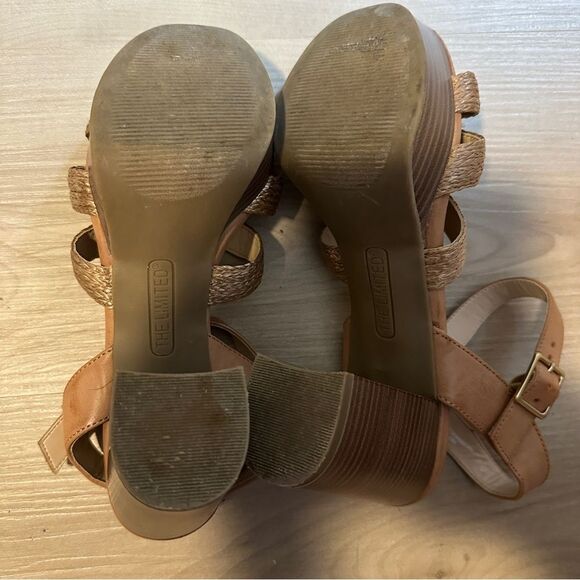 THE LIMITED Franny Size 8.5 Woven Design Heeled Sandal - Picture 5 of 15